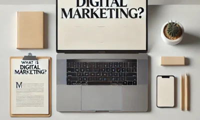 A simple and clear feature image with the title 'What is Digital Marketing?' displayed in bold, modern font on a plain, neutral background.