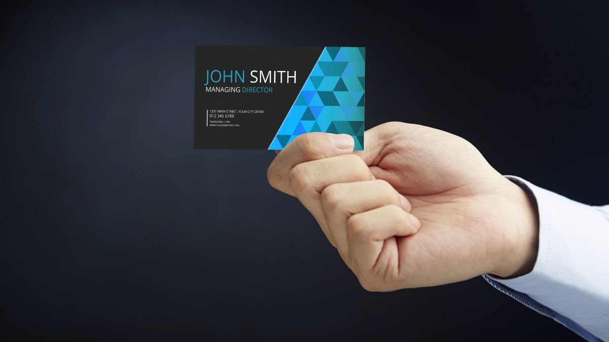 Hand presenting business card concept⁠(The Importance of Law Enforcement Business Cards)