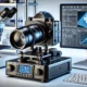 Apogee Alta F50100 scientific imaging camera with high-resolution 50-megapixel sensor, designed for precise scientific applications in a professional lab setting.