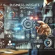 Business Insights Shopnaclo dashboard with data analytics, customer insights, and key performance indicators displayed in a professional business environment.