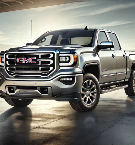 2009 GMC Sierra 1500 in a natural setting with mountains in the background, showcasing its rugged build and chrome accents. The Concept is used for GMC 3GTEC23J09G104686.