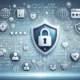 Feature image for article titled 'Is RebateRealm.com Safe? An Overview of Its Features, Security, and User Feedback,' illustrating online security with icons like padlocks, shields, and user reviews.