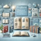 Feature image for 'What to Read on BlueFlamePublishing.net,' displaying an inviting selection of digital and print books with a soft blue theme, representing an online platform for diverse reading recommendations.