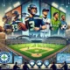 A vibrant collage featuring Seattle sports icons, including the Seahawks, Mariners, and Sounders, accompanied by lively fans in stadiums and digital interface elements representing live scores and news. Concept used for What is www seattlesportsonline.com/? A Comprehensive Overview of the Sports Platform.